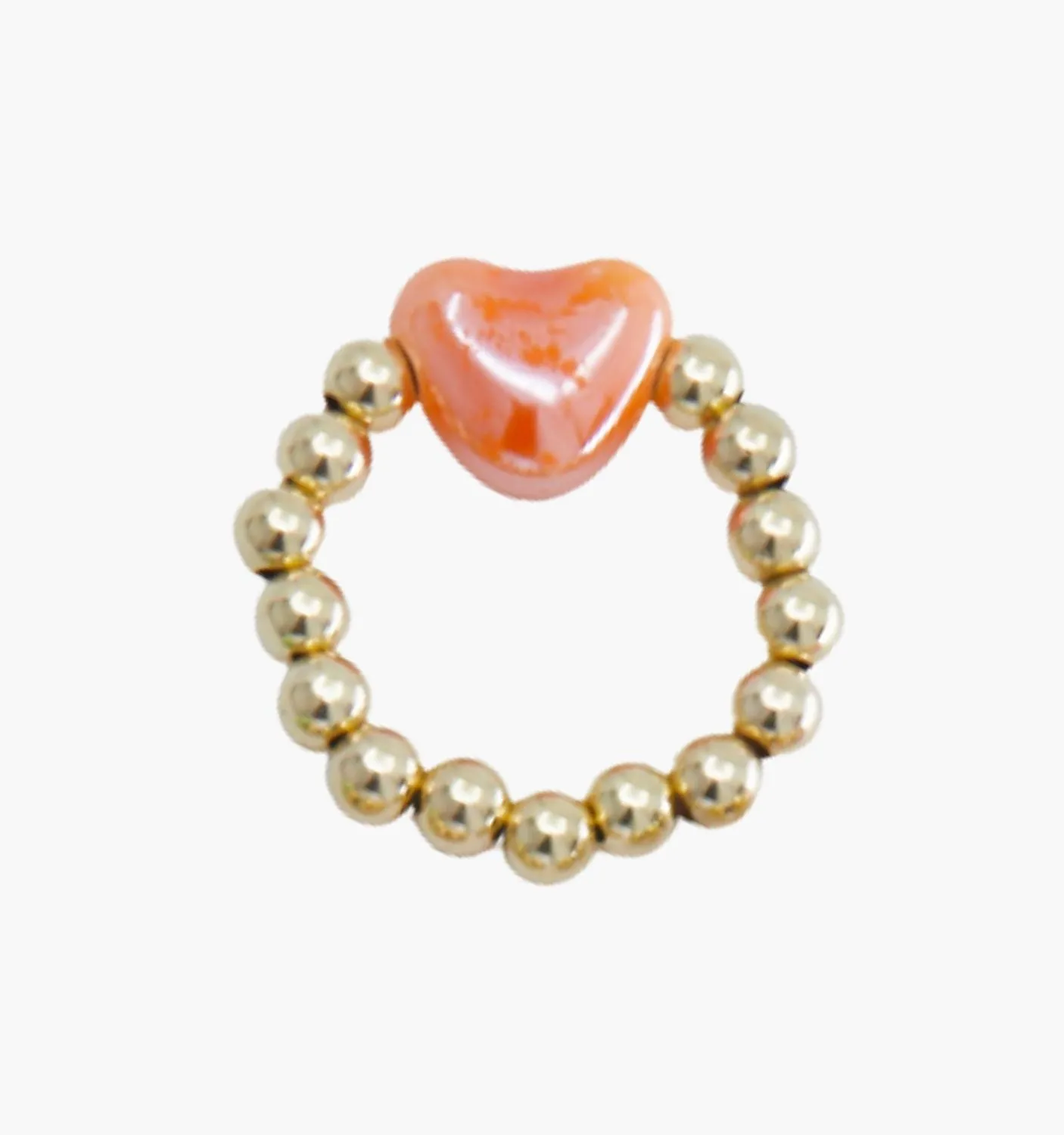 Orange Sweetheart Ring