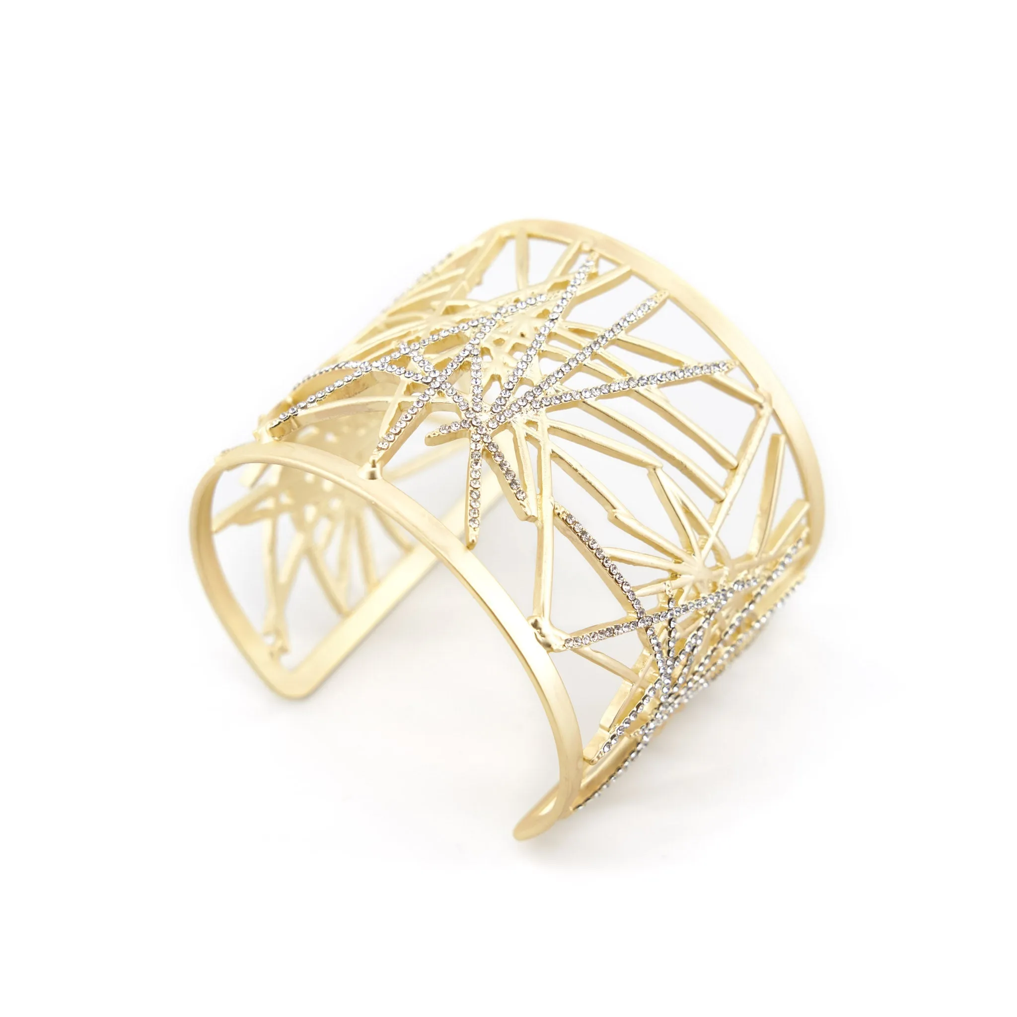 Origami Cuff - Soft Gold