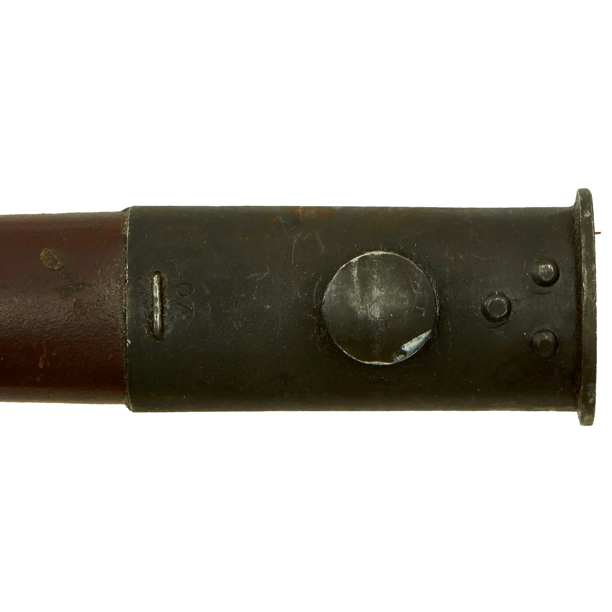 Original British WWI P-1907 Enfield Bayonet by Wilkinson with No. I Mk. II Australian Mangrovite Scabbard - Dated 1918, 25 & 42