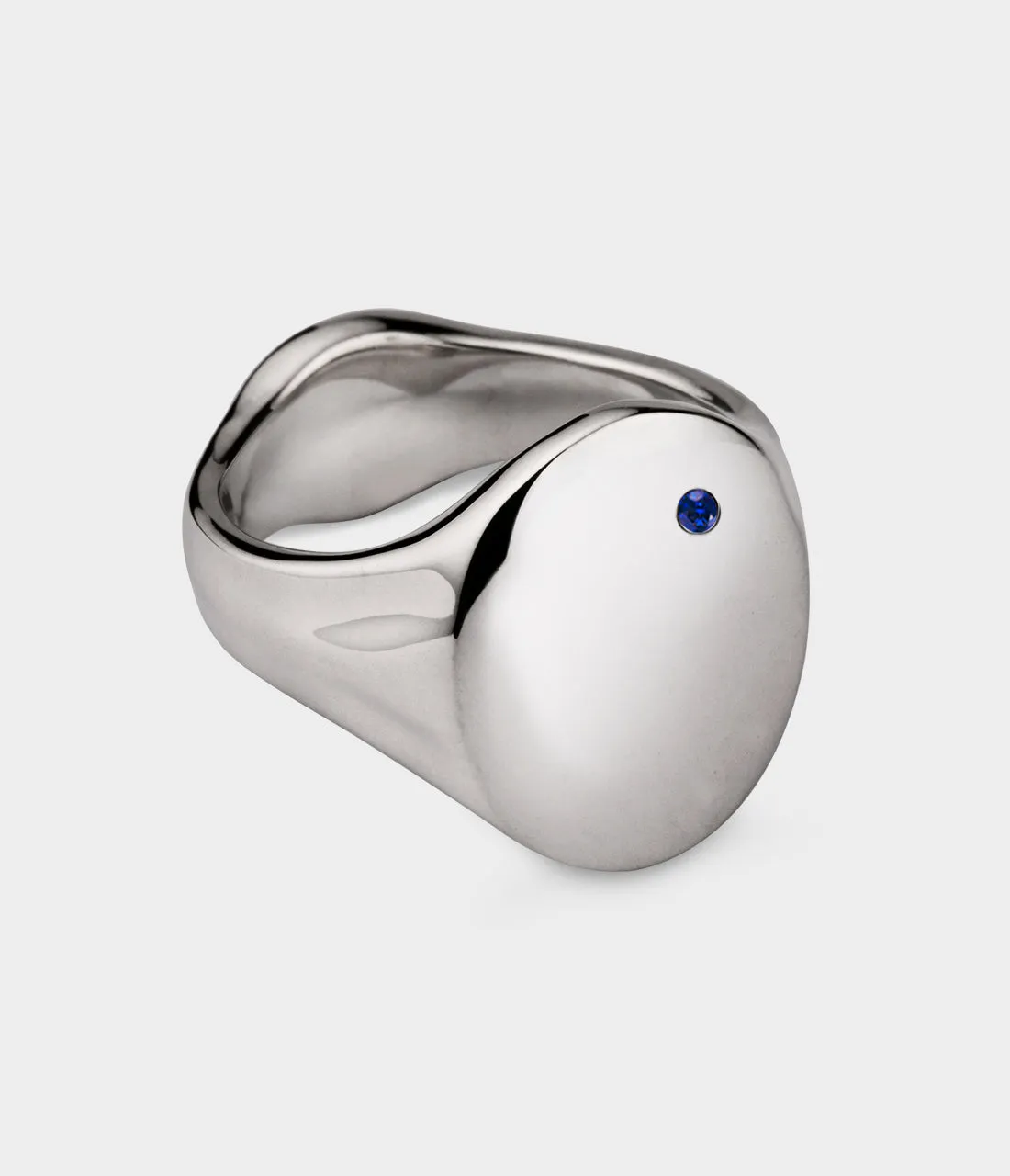 Oval Men's Signet Ring