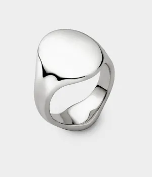 Oval Men's Signet Ring