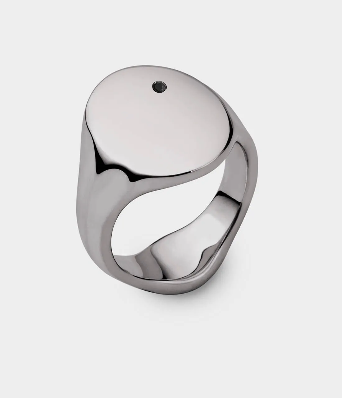 Oval Men's Signet Ring