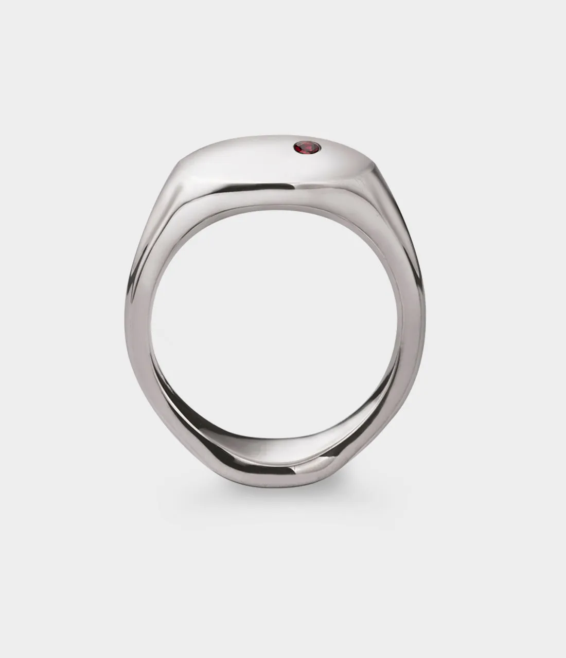 Oval Men's Signet Ring