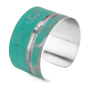 Patina cuff bracelet