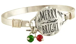 "Merry & Bright" Bangle Bracelet