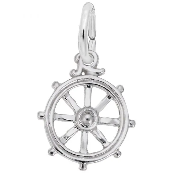 Ships Wheel Charm