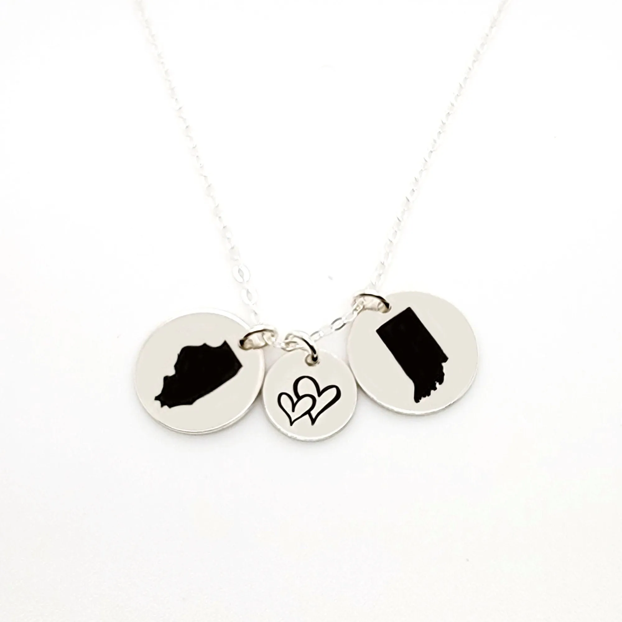 State to State Love Necklace - CG513N. Starts at