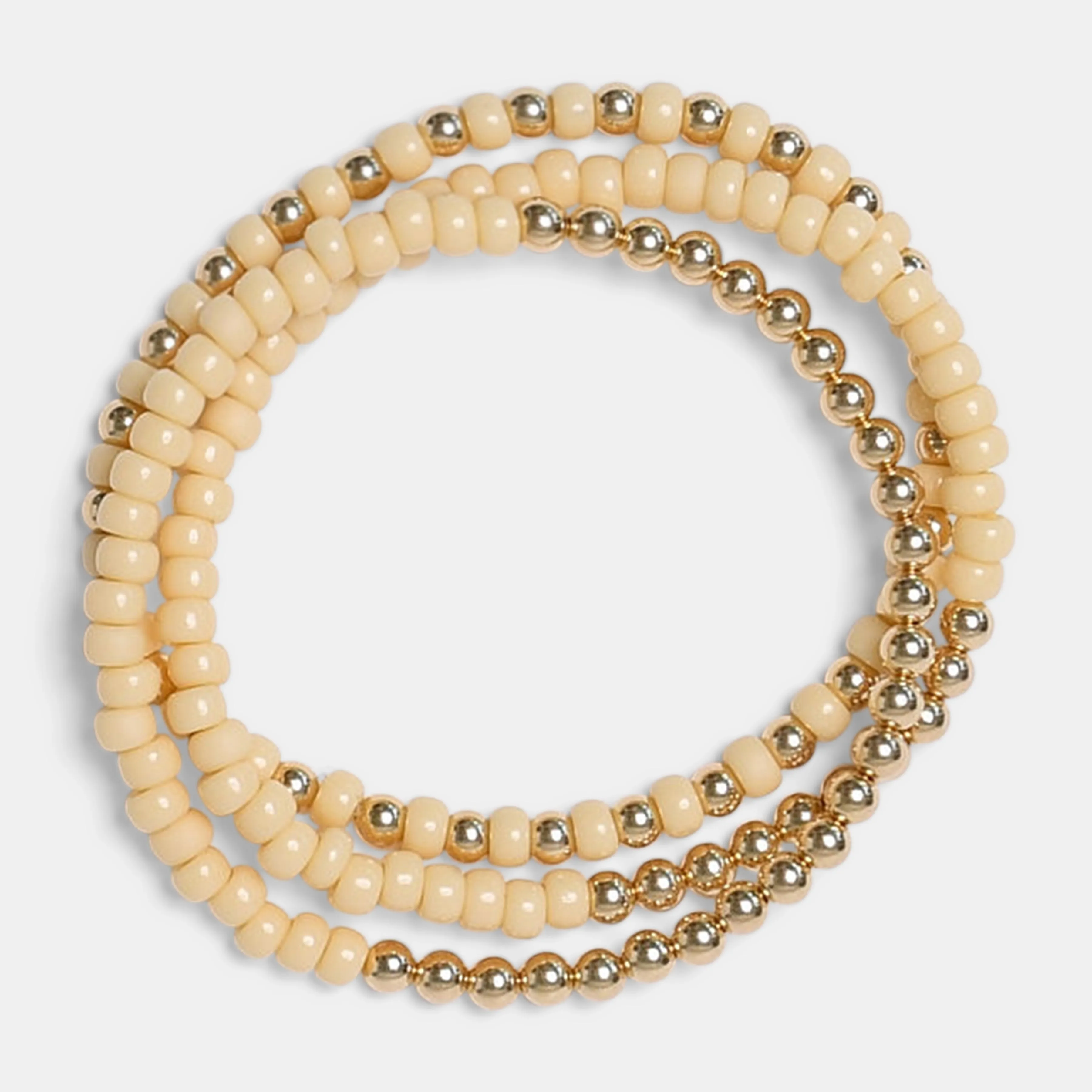 The Creamy Truffle Stack Bracelets