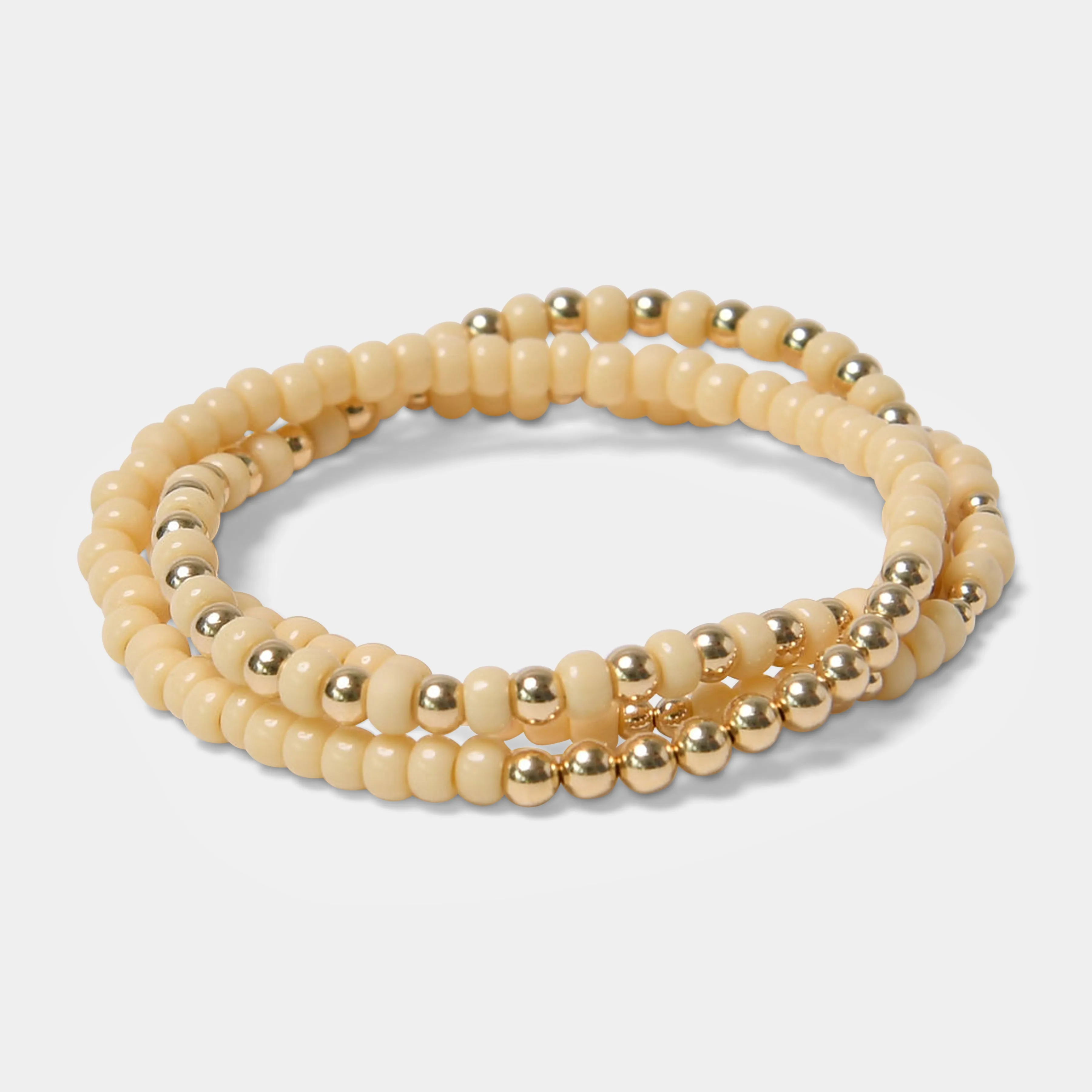 The Creamy Truffle Stack Bracelets