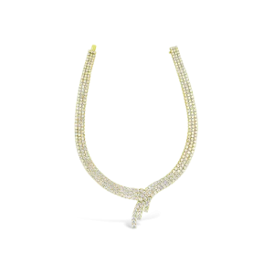 Three Strand Diamond Estate Necklace