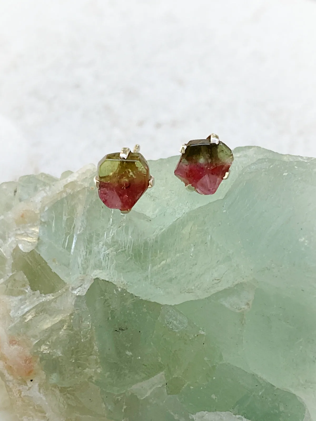 Watermelon Tourmaline Slice Posts