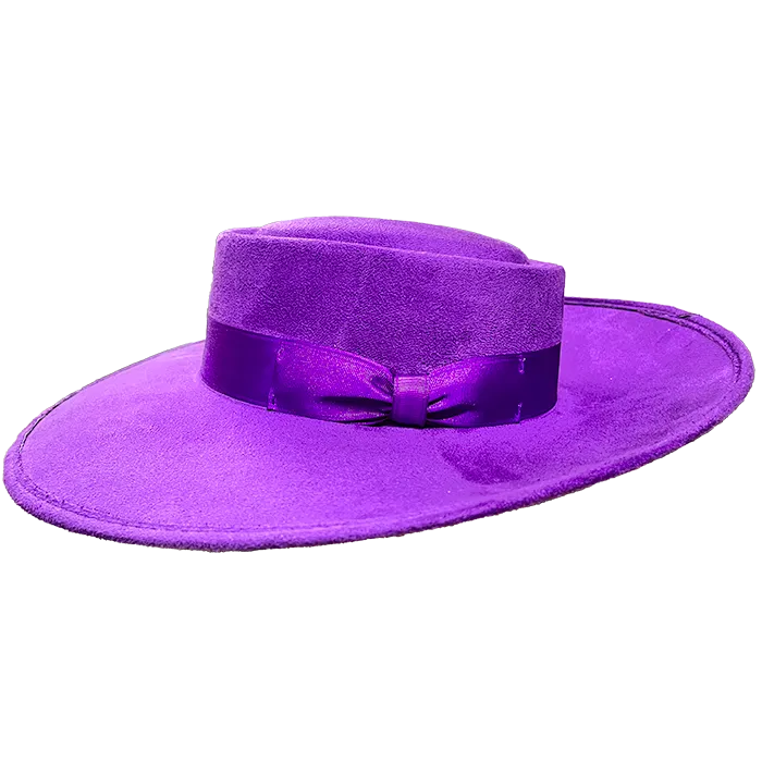 Whittier Zoot Suit Tando Hat - PURPLE