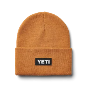 Yeti Logo Badge Beanie - Gold